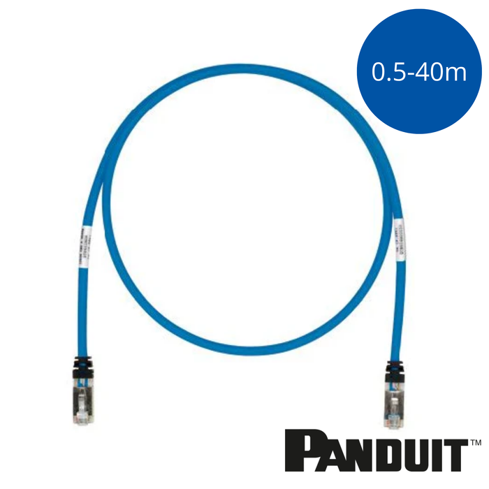 PANDUIT TX6A™ Cat6A 10Gig Patch Cord | Shielded | Blue | Selector