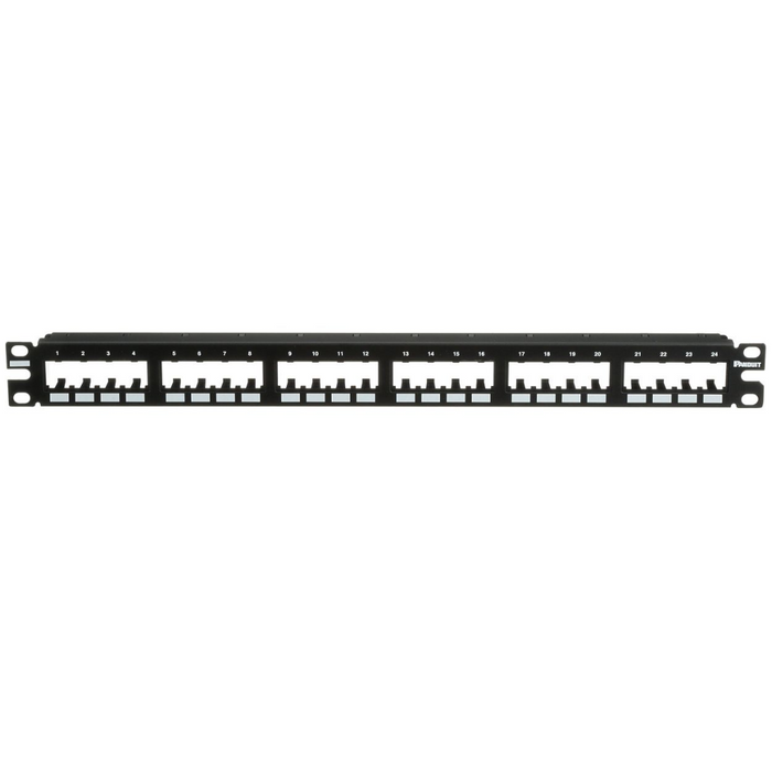 PANDUIT Mini-Com® Unshielded Flush Mount Modular Patch Panel | 1RU | Selector