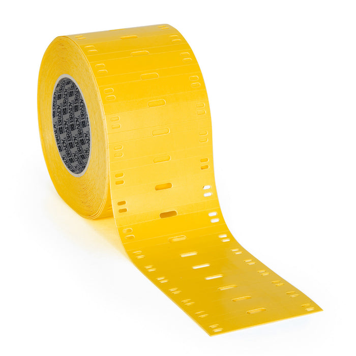 BRADY i7500 Indoor Outdoor 76 mm Core Polyolefin Cable Tags | Yellow | Selector