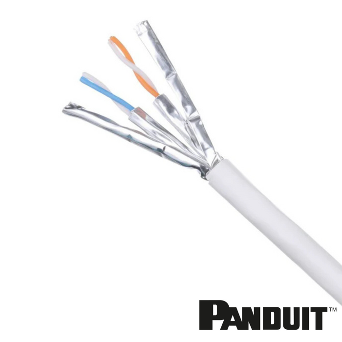 PANDUIT NetKey Cat6a 23 Awg U/UTP Cable | CCA | 305m | Blue