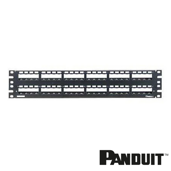 PANDUIT NetKey 48-Port Modular Patch Panel | 2 RU