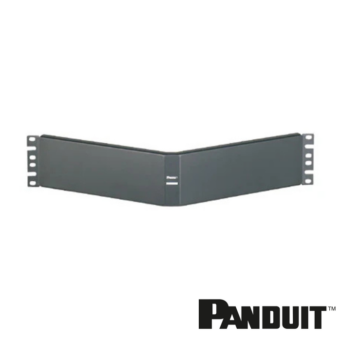 PANDUIT NetKey Filler Panel | Angled | 2RU | Black
