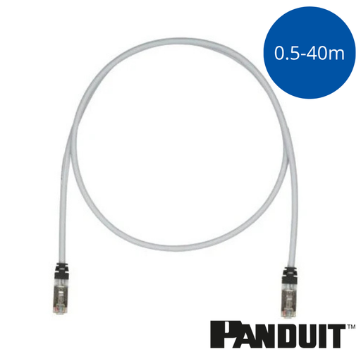 PANDUIT TX6A™ Cat6A 10Gig Patch Cord | Shielded | Intl Gray
