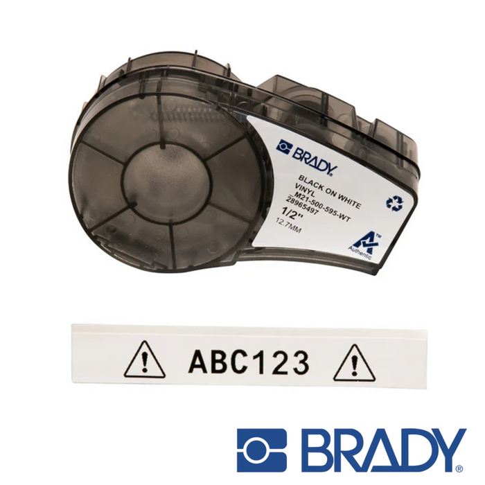 BRADY M211 and M210 Indoor Outdoor Vinyl Labels | 12.70 mm Wide | Selector