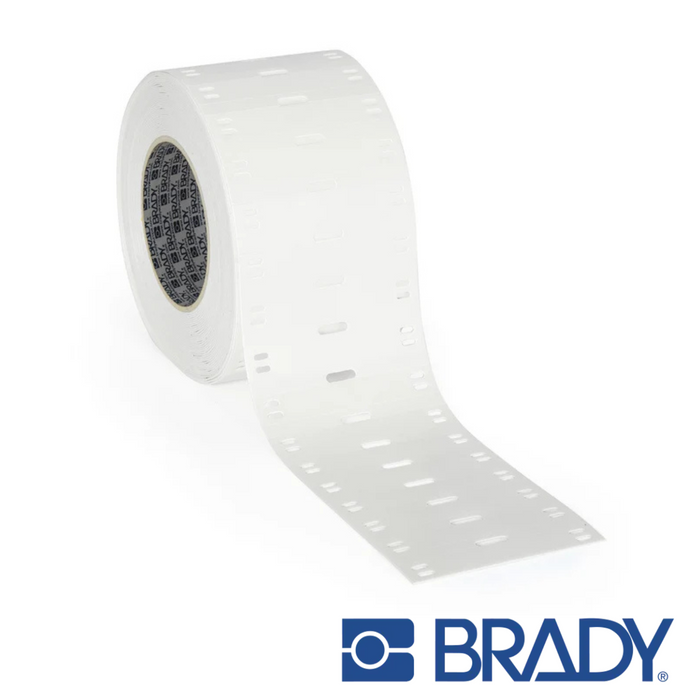 BRADY i7500 Indoor Outdoor 76 mm Core Polyolefin Cable Tags | White | Selector