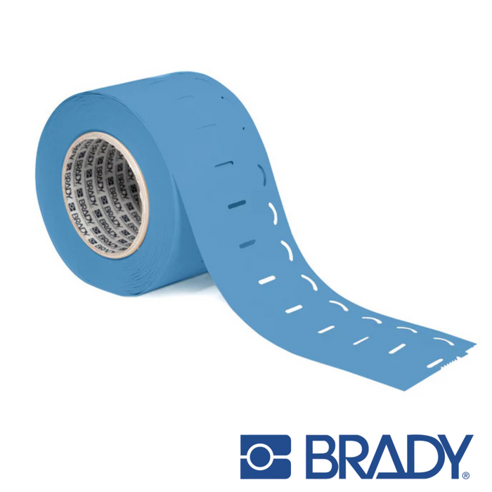 BRADY Indoor Outdoor 76 mm Core Polyolefin Hypertag | Blue | Selector