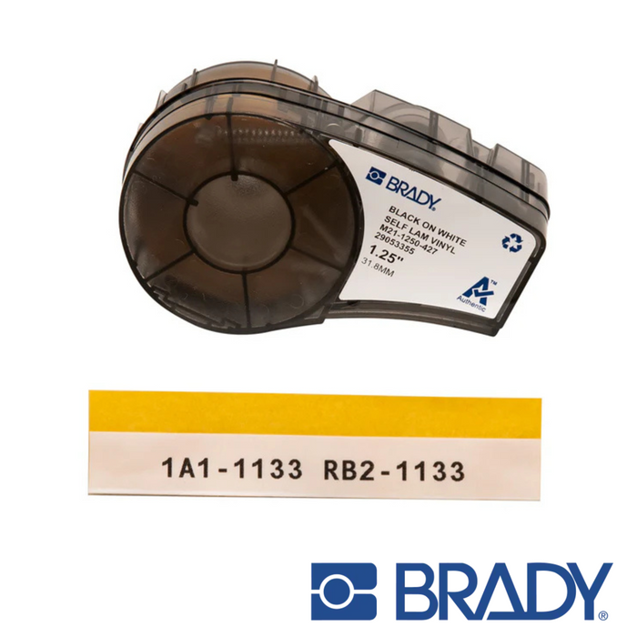 BRADY M211 and M210 Self-Laminating Vinyl Wire and Cable Labels | Selector