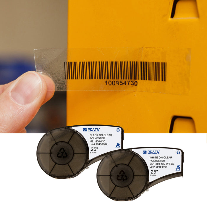 BRADY M211 and M210 Clear Polyester Component and Panel Labels | Selector
