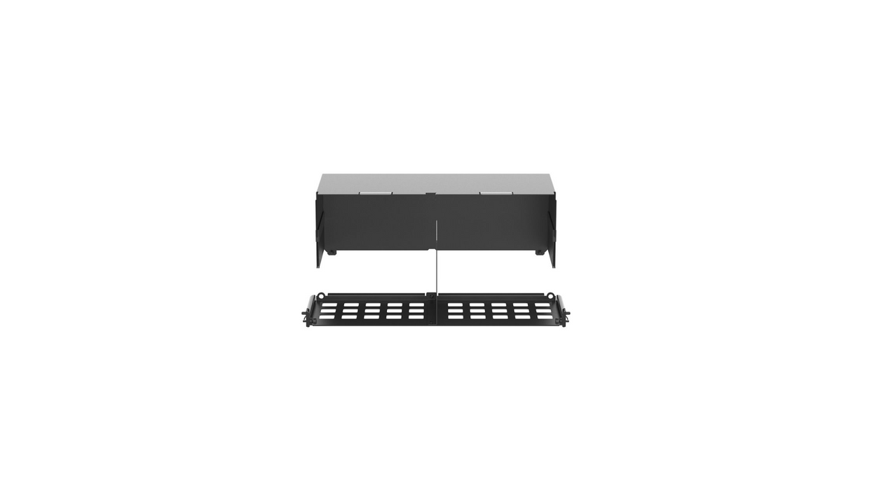 PANDUIT HD Flex™ Enclosure & Panel Trunk Slack Plates | Black | Selector
