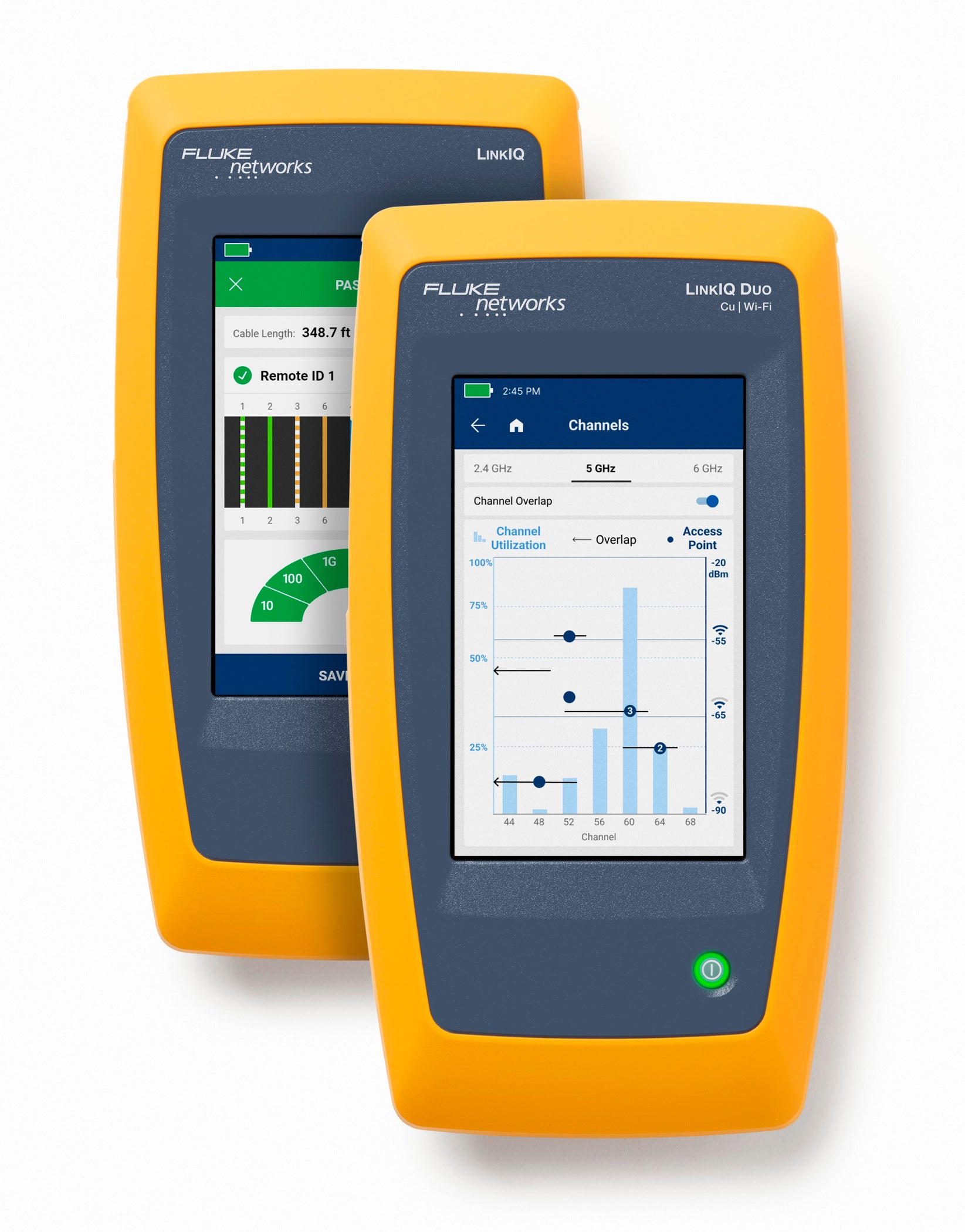Linkiq Fluke LinkIQ™ Duo Kit - Cable+Wi-Fi+Network Tester — Networks Centre