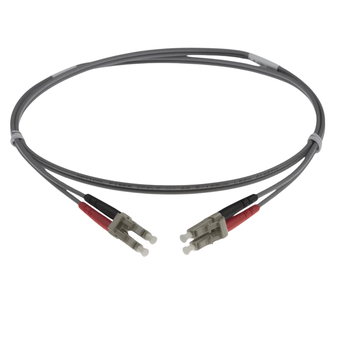 NENCO OM1 LC Fibre Optic Patch Lead | Grey | Selector