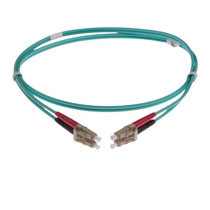 NENCO OM3 Fibre Optic Patch Lead | Selector | Aqua
