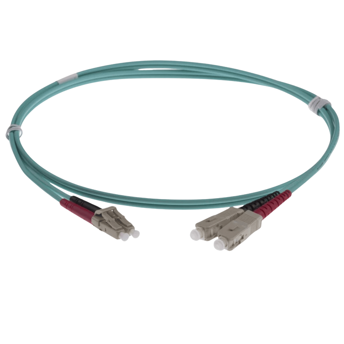 NENCO OM3 Fibre Optic Patch Lead | Selector | Aqua