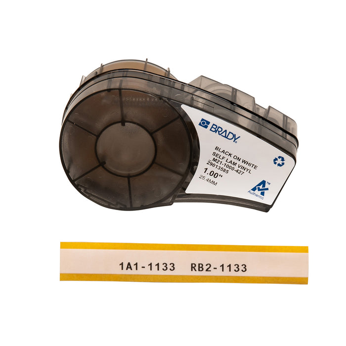 BRADY M211 and M210 Self-Laminating Vinyl Wire and Cable Labels | Selector