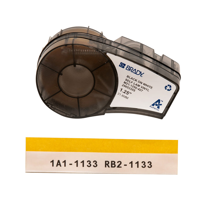 BRADY M211 and M210 Self-Laminating Vinyl Wire and Cable Labels | Selector
