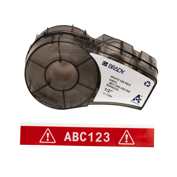 BRADY M211 and M210 Indoor Outdoor Vinyl Labels | 12.70 mm Wide | Selector