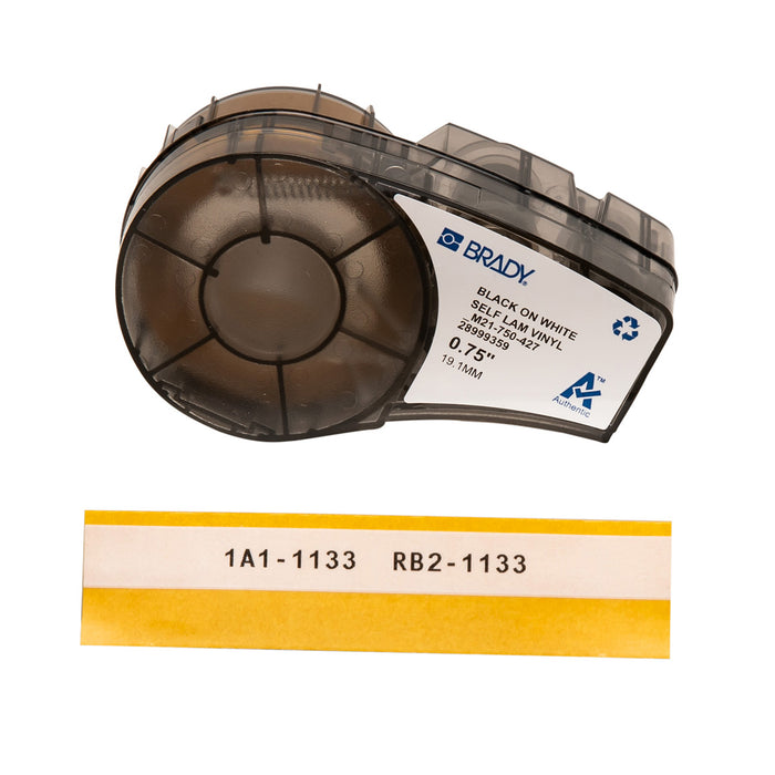BRADY M211 and M210 Self-Laminating Vinyl Wire and Cable Labels | Selector