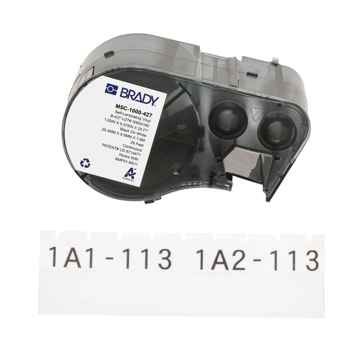 BRADY M511 Self-Laminating Vinyl Wire and Cable Labels | Selector