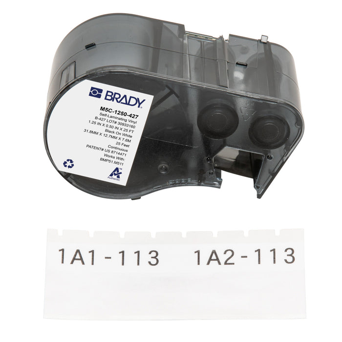 BRADY M511 Self-Laminating Vinyl Wire and Cable Labels | Selector