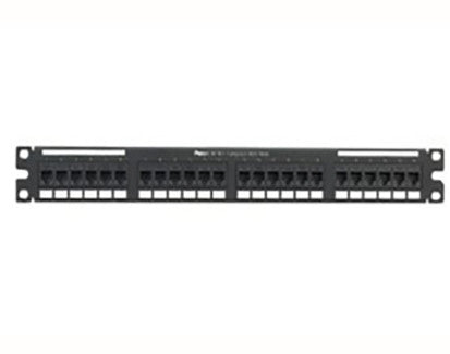 Panduit Netkey Cat6a 24-port Punchdown Patch Panel, 1 RU