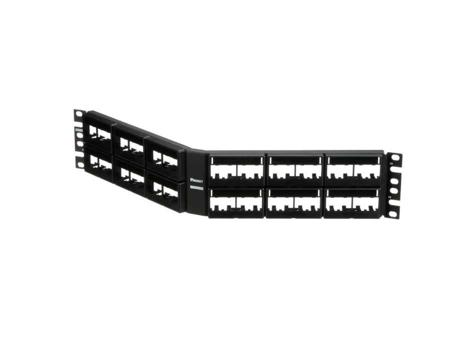 Panduit Modular Angled 48 Port Patch Panel Unloaded 2U