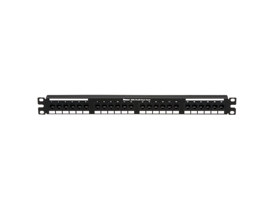 Panduit 24-port, Category 6, Patch Panel With 24 RJ45, 8-position, 8-wire Port