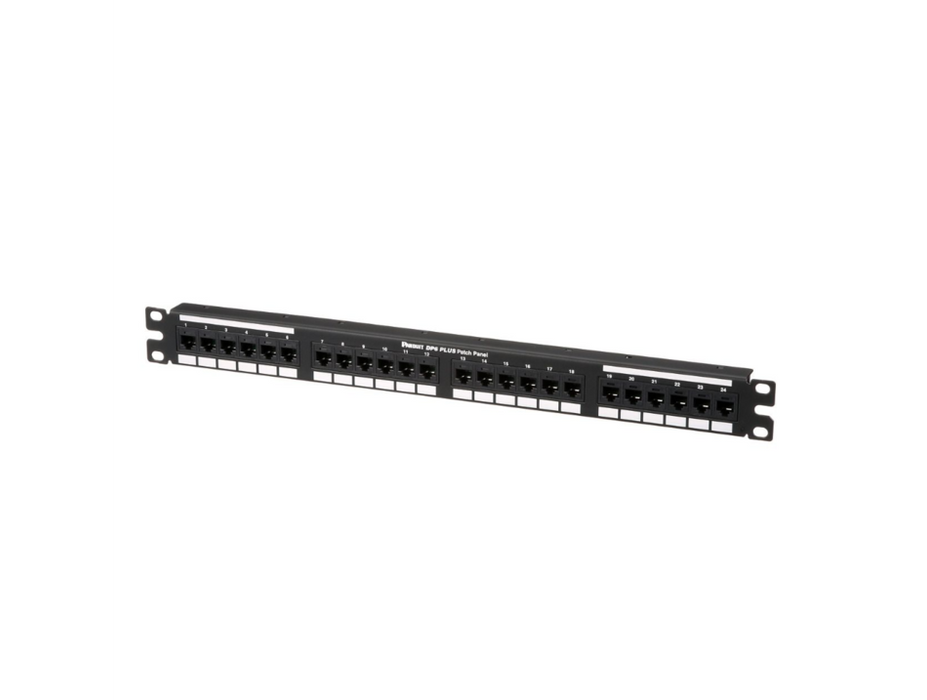 Panduit 24-port, Category 6, Patch Panel With 24 RJ45, 8-position, 8-wire Port