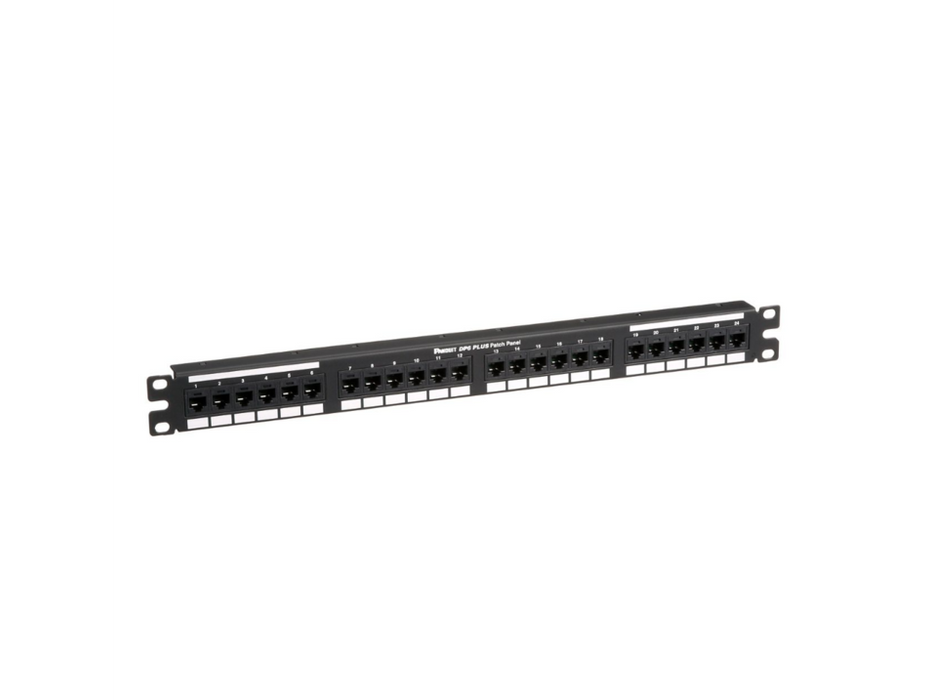 Panduit 24-port, Category 6, Patch Panel With 24 RJ45, 8-position, 8-wire Port