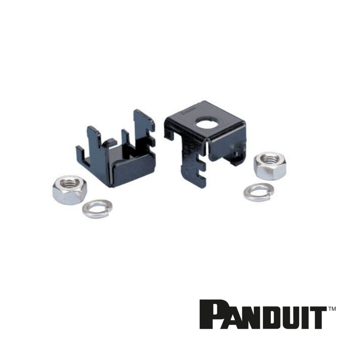 PANDUIT FiberRunner® | Two Piece Ladder Rack Bracket | for Attaching 1/2" Threaded Rod to Ladder Rack Rail