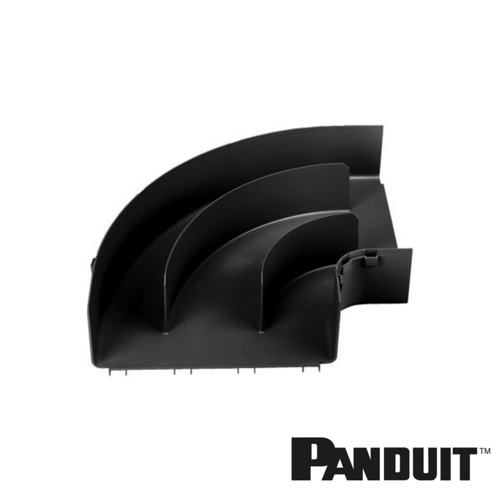 PANDUIT FiberRunner® Horizontal Right-Angle 90° Fitting | 12x4 | Selector