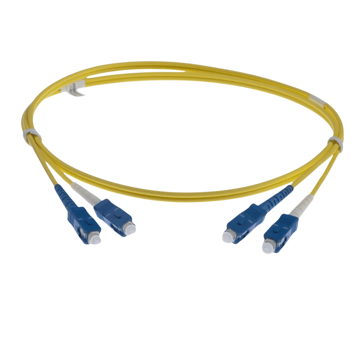 NENCO OS2 FC Fibre Optic Patch Lead | Yellow | Selector
