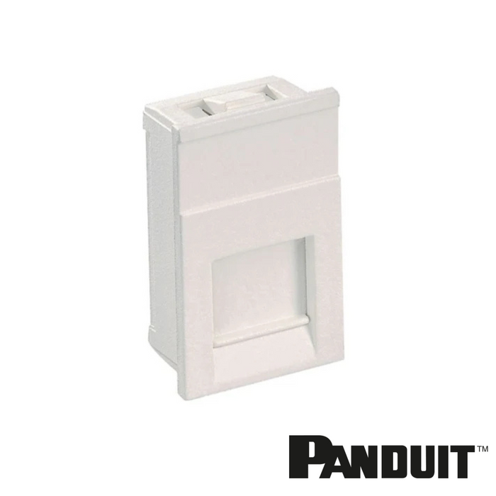 PANDUIT LJU6C Shuttered Module | Arctic White