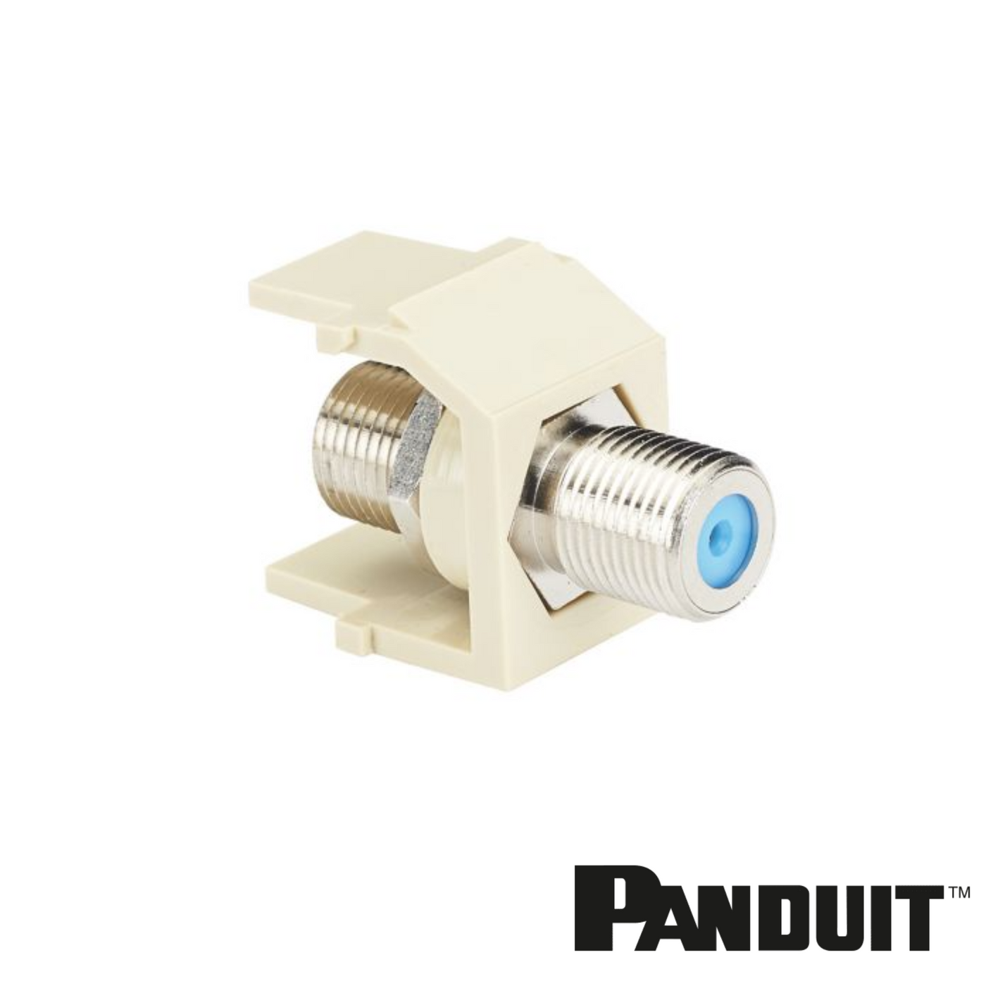 PANDUIT Keystone Module F-Type Module | Off White — Networks Centre