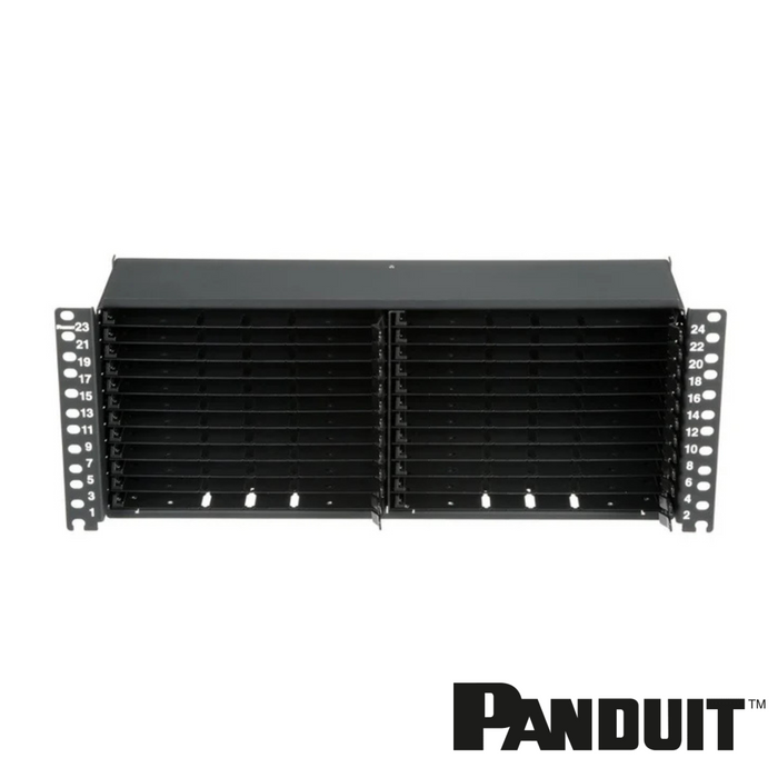 PANDUIT HD Flex™ Fibre Panel | For 4-Port or 12-Port Cassettes | 4RU | Selector