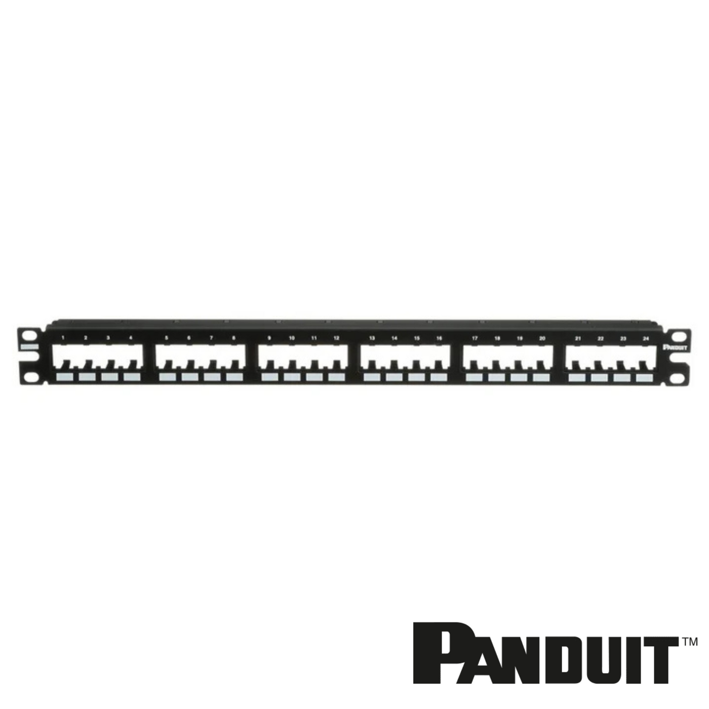 PANDUIT Mini-Com® Unshielded Flush Mount Modular Patch Panel | 1RU | S ...