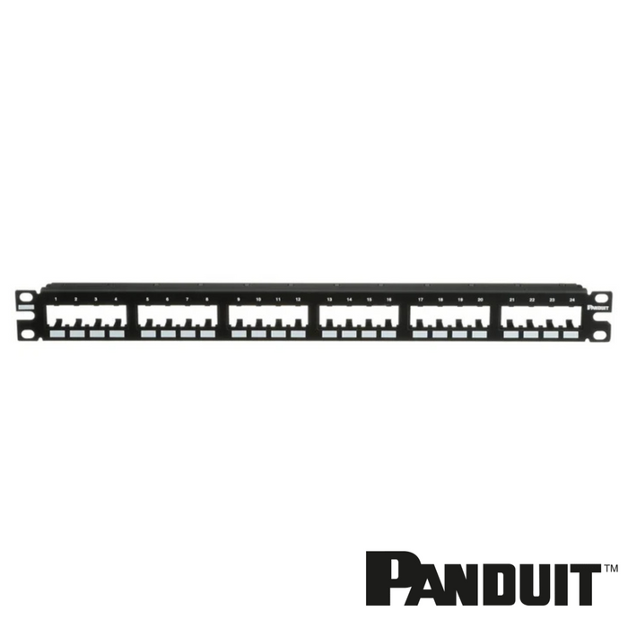 PANDUIT Mini-Com® Unshielded Flush Mount Modular Patch Panel | 1RU | Selector