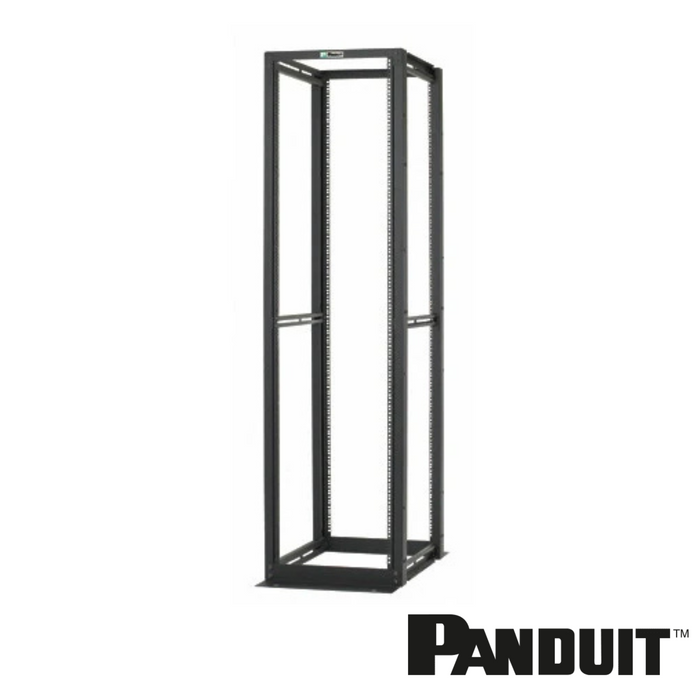 PANDUIT 19" 4-Post Cage Nut Rail Rack | Selector