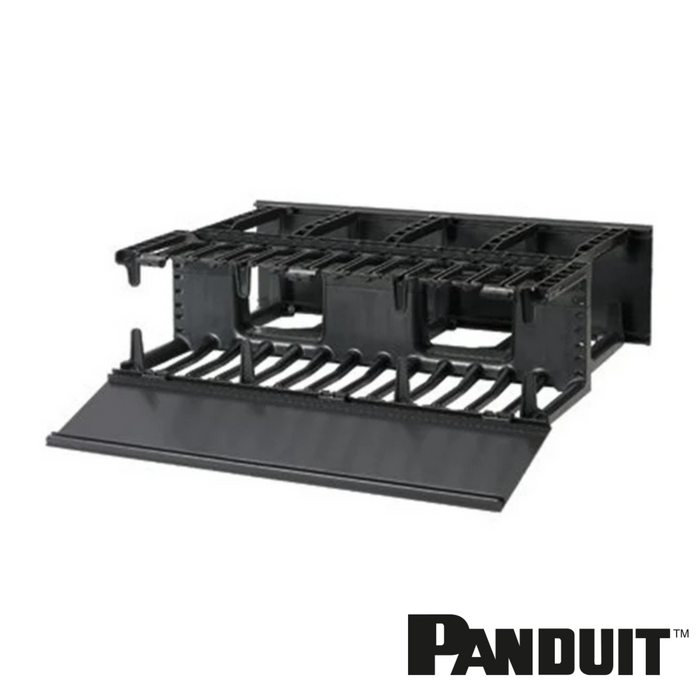 PANDUIT NetManager™ High Capacity Horizontal Cable Manager Double Sided | 3RU