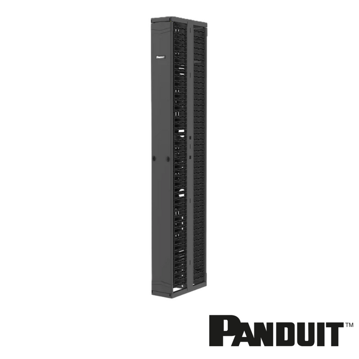 PANDUIT PatchRunner™ 2 Vertical Cable Manager Double-Sided | 8" Wide | 45RU