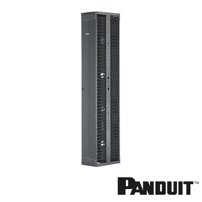 PANDUIT PatchRunner™ 2 Vertical Cable Manager Double-Sided | 12" Wide | 52RU
