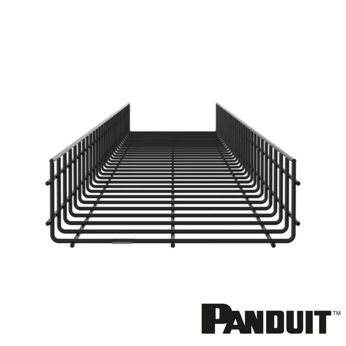 PANDUIT Wire Basket 4" x 12" | Black | Powdered Coated