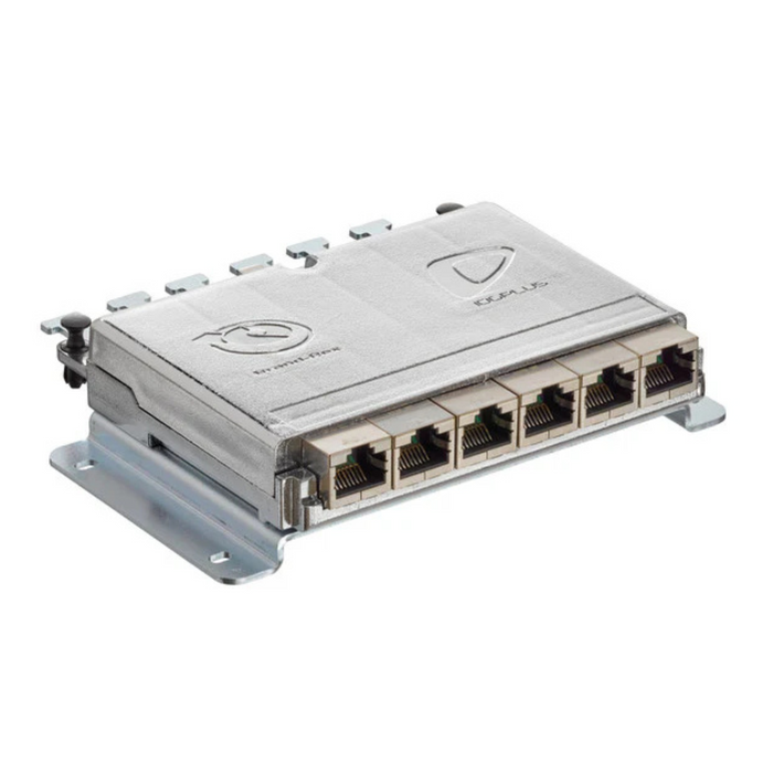 LEVITON Cat6A 10gplus Consolidation Point Module 6-Way | Shielded | With Bracket