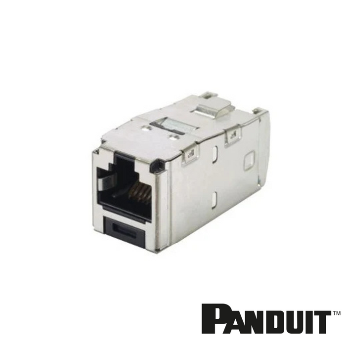 PANDUIT Cat6 RJ45 Universal Module | Shielded | Black