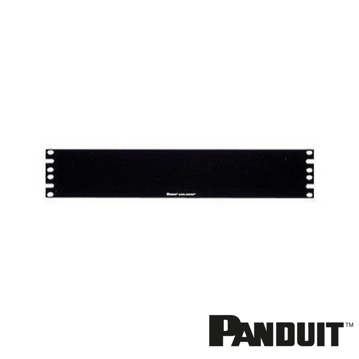 PANDUIT NetKey Filler Panel | 2RU | Black