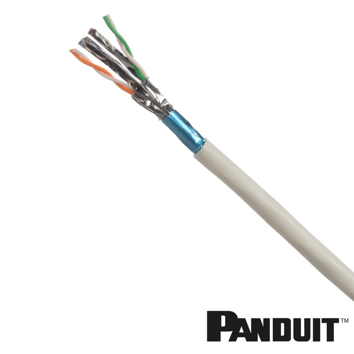 PANDUIT TX6A™ Category 6A F/FTP Copper Cable | CCA | 500m | White