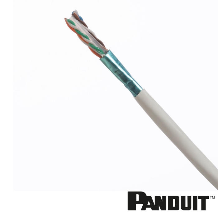 PANDUIT TX6A™ Category 6A U/UTP Copper Vari-MaTriX Cable | CCA | 500m | White