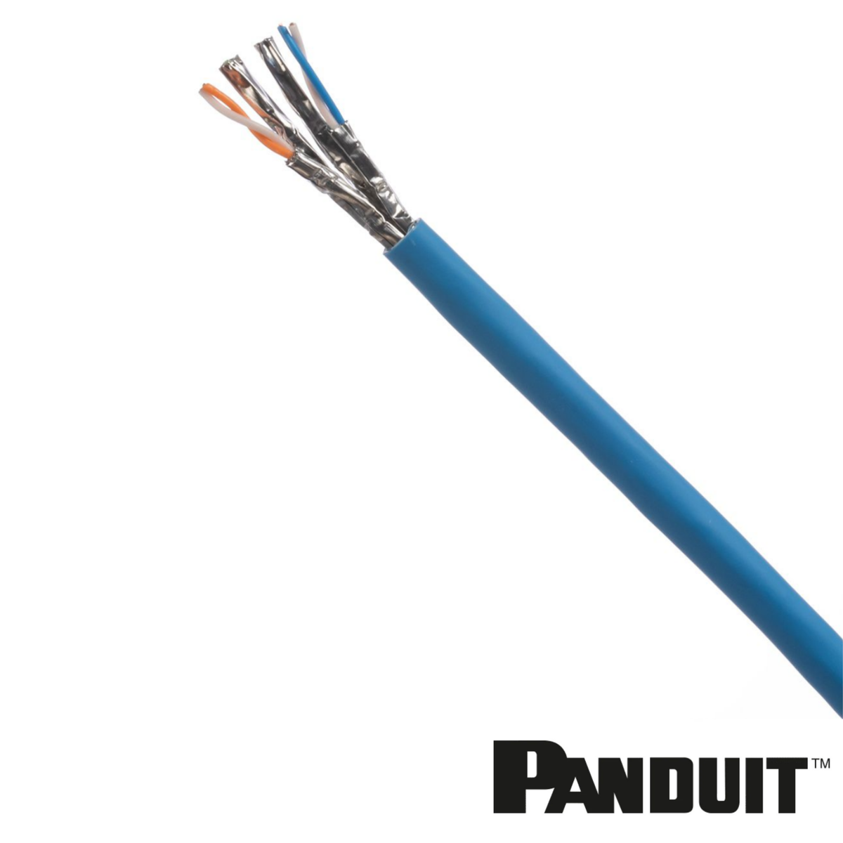 PANDUIT NetKey Cat6A 23 Awg U/UTP Cable | CCA | 305m | Blue