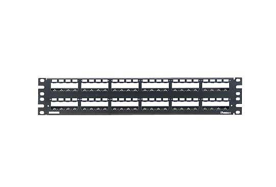 Panduit Netkey 48-port Modular Patch Panel, 2 RU — Networks Centre